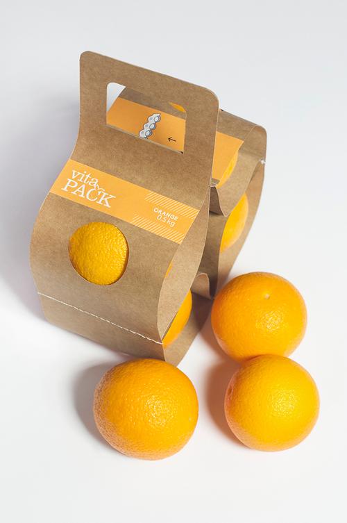 vitapack便于携带05公斤橘子水果包装设计上海农产品包装设计公司